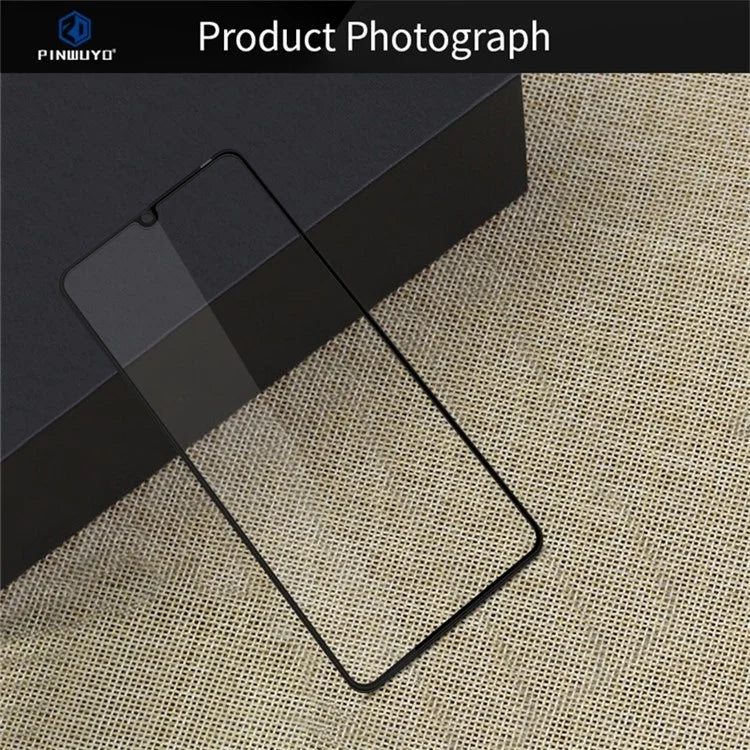 PINWUYO JK 3D Curved Tempered Glass Film-2 for Xiaomi Redmi 13C 4G / Poco C65 4G Anti-fingerprint Screen Protector