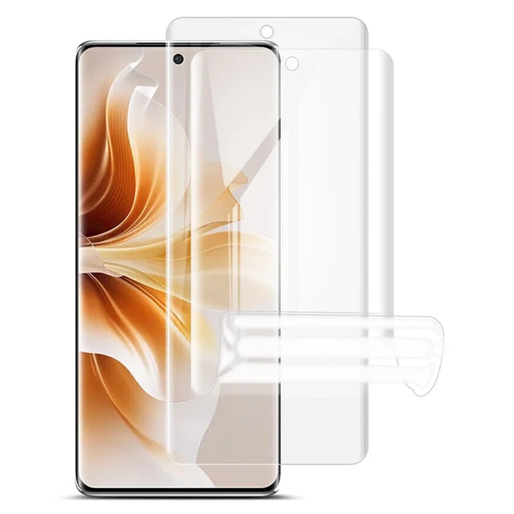 IMAK 2Pcs  /  Set Hydrogel Film III for Oppo Reno11 Pro 5G (Global) / Reno11 (China) 5G Screen Protector TPU Touch Sensitive Film