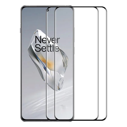 ENKAY HAT PRINCE 2PCS For OnePlus 12 5G Tempered Glass Full Screen Protector 3D Curved Side Glue Film