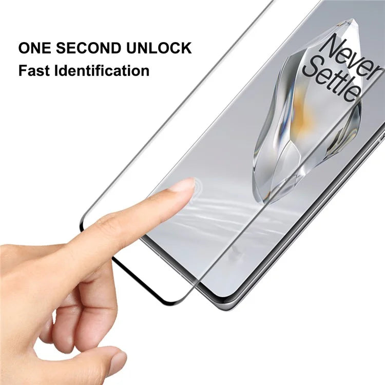 ENKAY HAT PRINCE 2PCS For OnePlus 12 5G Tempered Glass Full Screen Protector 3D Curved Side Glue Film