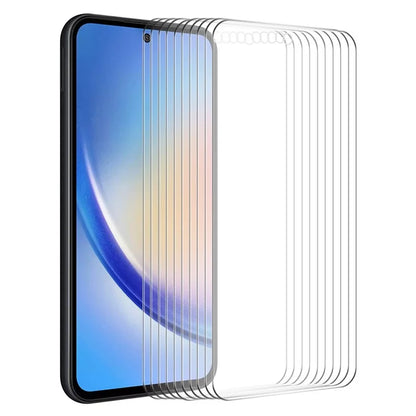 ENKAY HAT PRINCE 10Pcs For Samsung Galaxy A35 5G 0.26mm 9H 2.5D Clear High Aluminium-silicon Glass Film