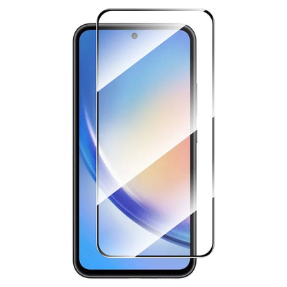 ENKAY HAT PRINCE For Samsung Galaxy A35 5G High Aluminium-silicon Glass Screen Protector Silk Printing Protection Film