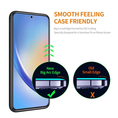 ENKAY HAT PRINCE For Samsung Galaxy A55 5G Anti-scratch 0.26mm 2.5D High Aluminium-silicon Glass Film