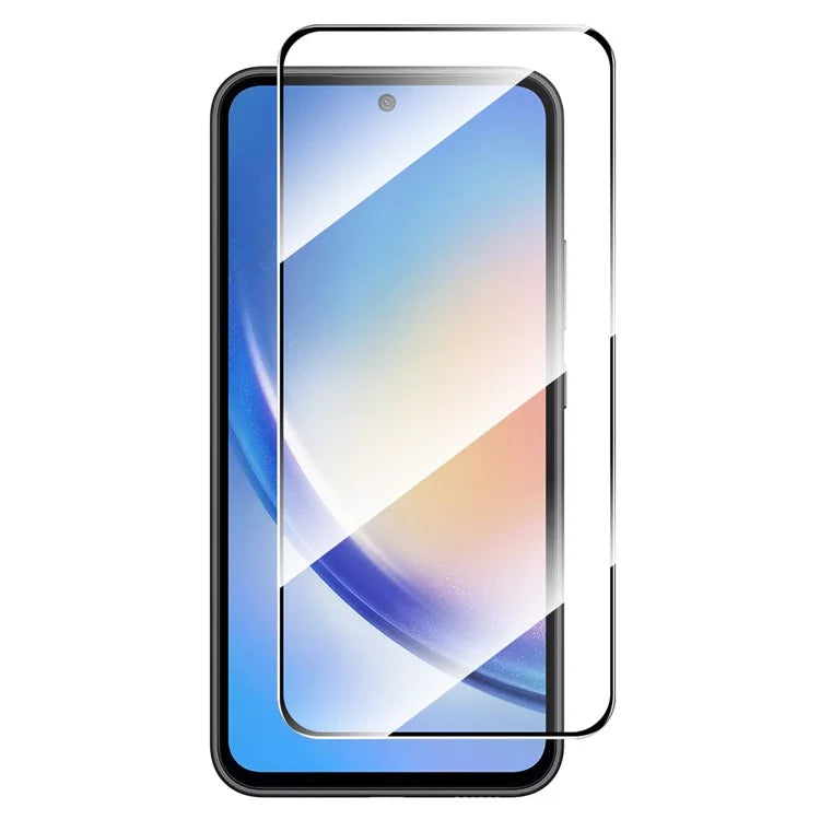 ENKAY HAT PRINCE For Samsung Galaxy A55 5G Screen Protector Full Glue Silk Printing 9H 2.5D Anti-scratch Film