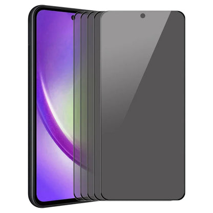 ENKAY HAT PRINCE 5Pcs For Samsung Galaxy A55 5G Anti-glare Privacy Screen Protector Tempered Glass Film