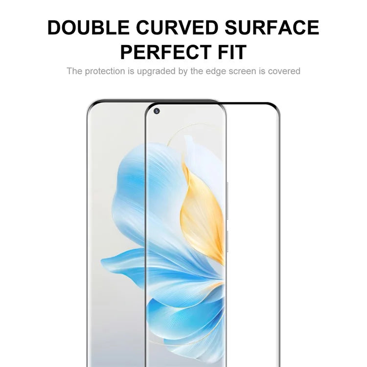 ENKAY HAT PRINCE 5PCS For Honor 100 5G Anti-scratch Screen Protector 3D Curved Tempered Glass Side Glue Film