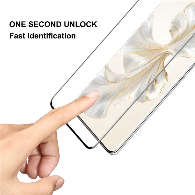 ENKAY HAT PRINCE 5PCS For Honor 100 Pro 5G 9H Hardness 3D Curved Tempered Glass Side Glue Film