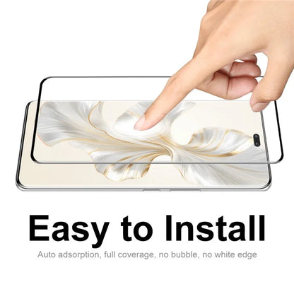 ENKAY HAT PRINCE 5PCS For Honor 100 Pro 5G 9H Hardness 3D Curved Tempered Glass Side Glue Film