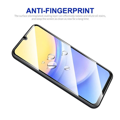 ENKAY HAT PRINCE 2Pcs for Samsung Galaxy A15 4G / 5G Screen Protector 2.5D 9H Silk Print High Aluminium-silicon Glass Film