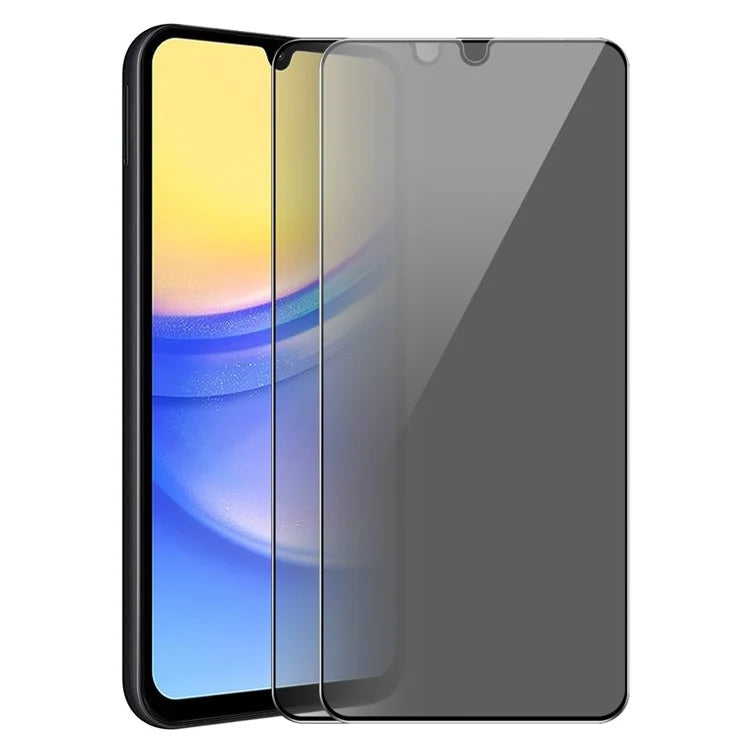 ENKAY HAT PRINCE 2Pcs For Samsung Galaxy A15 4G / 5G Screen Protector 28-degree Privacy Angle Tempered Glass Film