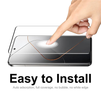 ENKAY HAT PRINCE 5PCS For Xiaomi 14 Pro High Transparency 3D Curved Tempered Glass Side Glue Film