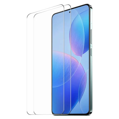 ENKAY HAT PRINCE 2Pcs For Xiaomi Redmi K70 5G / K70 Pro 5G / K70E 5G / Poco X6 Pro 5G Sensitive Touch High Aluminium-silicon Glass HD Film