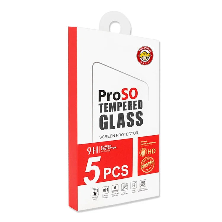 ENKAY HAT PRINCE 5Pcs For Xiaomi Redmi K70 5G / K70 Pro 5G / K70E 5G / Poco X6 Pro 5G 2.5D Arc Edge High Aluminium-silicon Glass Screen Protector