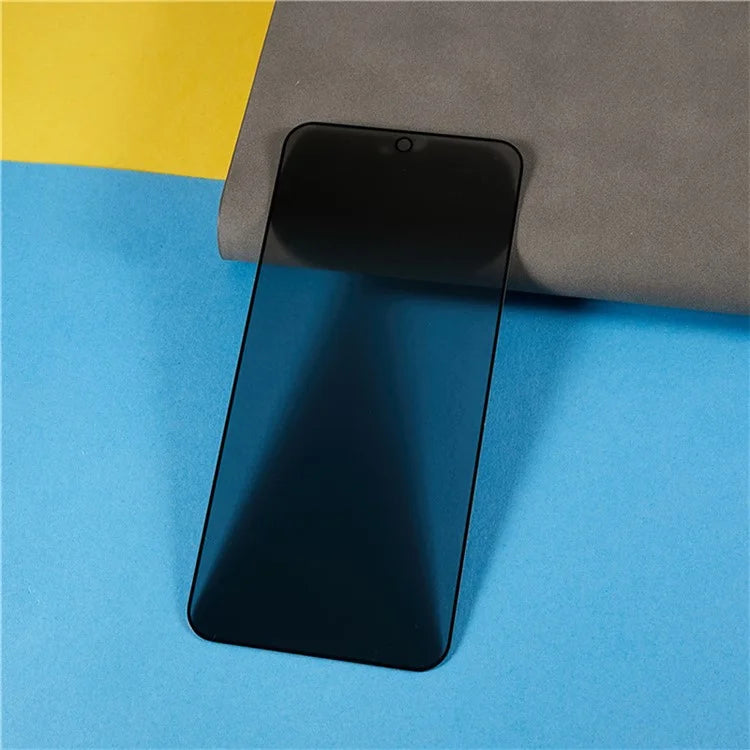 For Samsung Galaxy A35 5G Anti-spy 180 Degree Screen Protector Full Glue Silk Printing Tempered Glass Film