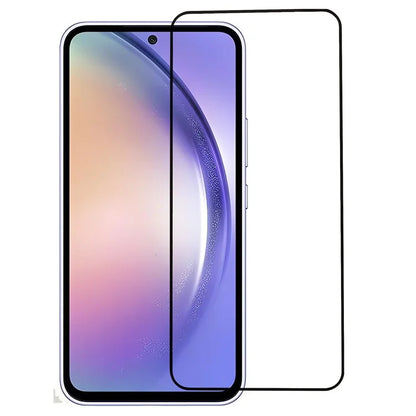 For Samsung Galaxy A55 5G Full Screen Protector Tempered Glass Black Edge Ultra Clear Film
