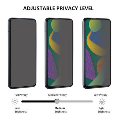 For Samsung Galaxy A55 5G Anti-spy 180 Degree Film Full Glue Tempered Glass Screen Protector