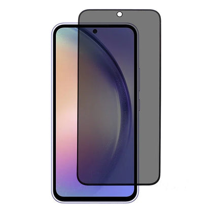 For Samsung Galaxy A55 5G Full Coverage Anti-Spy Tempered Glass Screen Protector Silk Printing