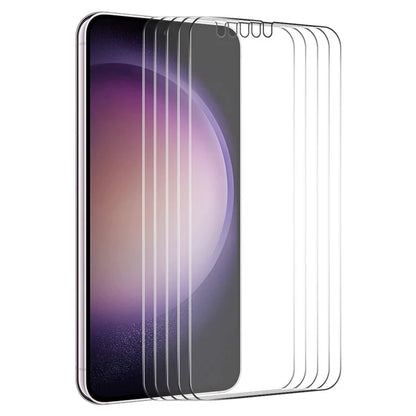ENKAY HAT PRINCE 5Pcs for Samsung Galaxy S24 Screen Protector High-Aluminum-silicon Glass (Fingerprint Unlock)