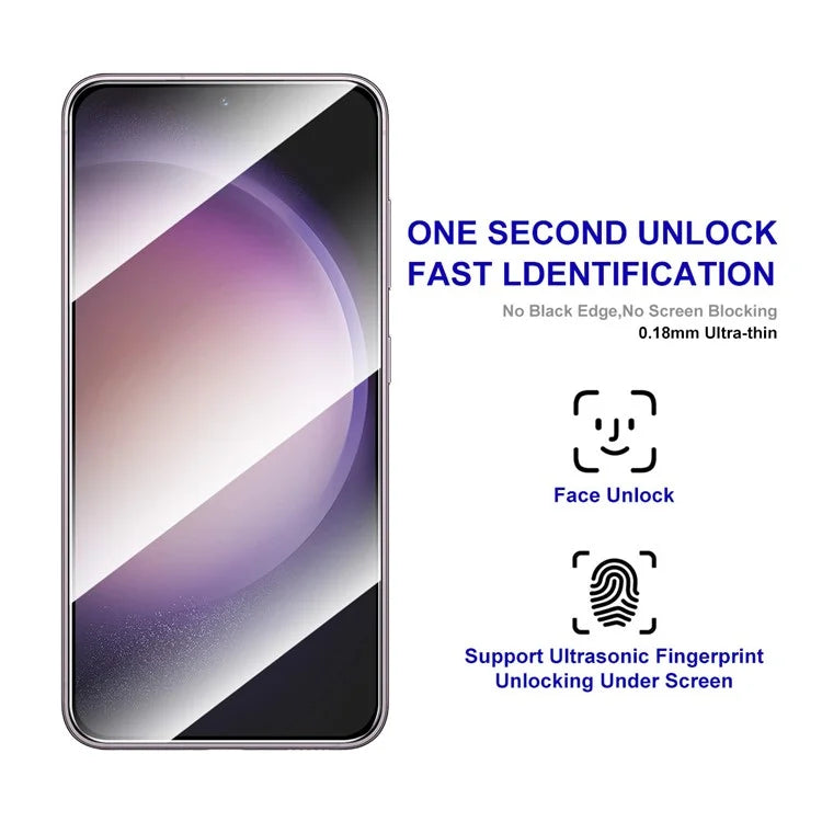 ENKAY HAT PRINCE 5Pcs for Samsung Galaxy S24+ 9H High Aluminum-silicon Glass Film (Fingerprint Unlock)