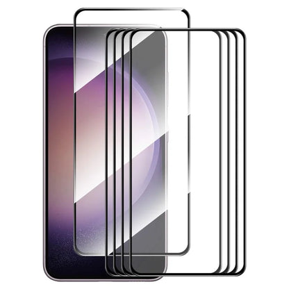 ENKAY HAT PRINCE 5Pcs for Samsung Galaxy S24 0.18mm Full Glue HD Screen Protector (Fingerprint Unlock)