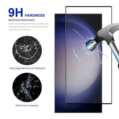 ENKAY HAT PRINCE 10Pcs for Samsung Galaxy S24 Ultra Screen Protector Silk Printing 0.18mm 2.5D (Fingerprint Unlock)