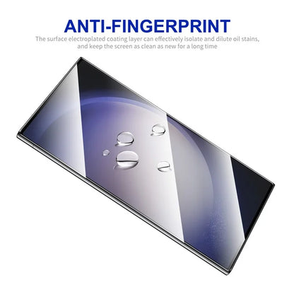 ENKAY HAT PRINCE 10Pcs for Samsung Galaxy S24 Ultra Screen Protector Silk Printing 0.18mm 2.5D (Fingerprint Unlock)