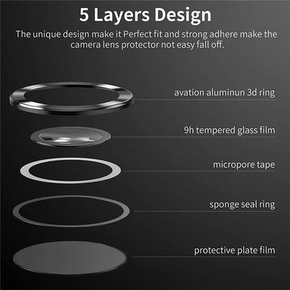 ENKAY HAT PRINCE For Samsung Galaxy S24 Ultra Camera Lens Protector 9H Tempered Glass, HD Clear