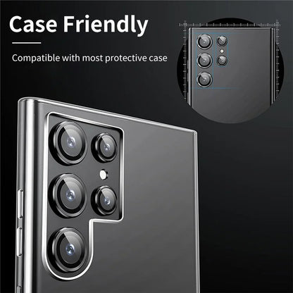 ENKAY HAT PRINCE For Samsung Galaxy S24 Ultra Camera Lens Protector 9H Tempered Glass, HD Clear