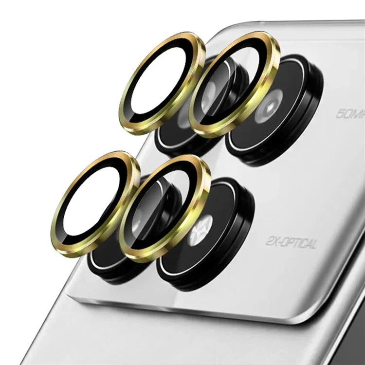 ENKAY HAT PRINCE For Xiaomi Mix Fold 3 5G Individual Lens Protector Tempered Glass with Aluminum Alloy Edging