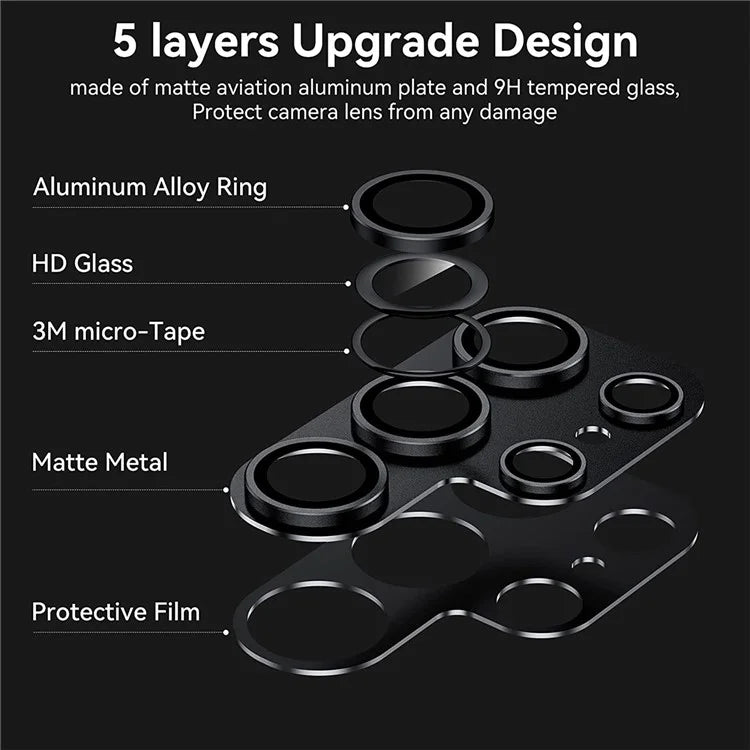 ENKAY HAT PRINCE For Samsung Galaxy S24 Ultra Camera Lens Protector AR HD Clear Lens Film