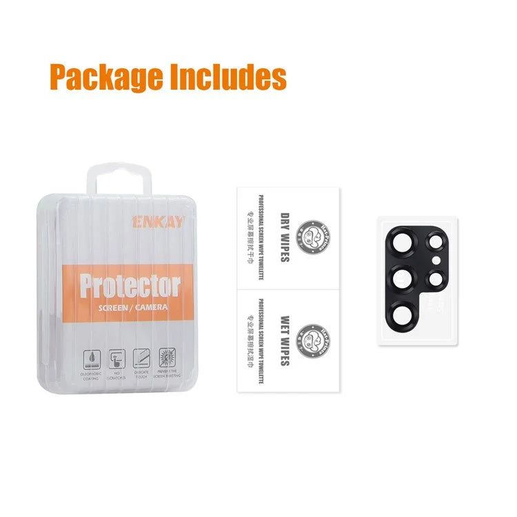 ENKAY HAT PRINCE For Samsung Galaxy S24 Ultra Camera Lens Protector AR HD Clear Lens Film