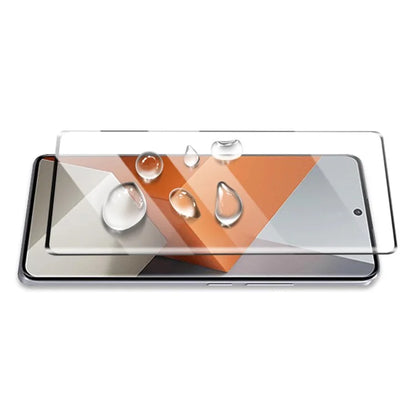AMORUS For Xiaomi Redmi Note 13 Pro+ 5G Screen Protector Tempered Glass Film 3D Curved High Definition