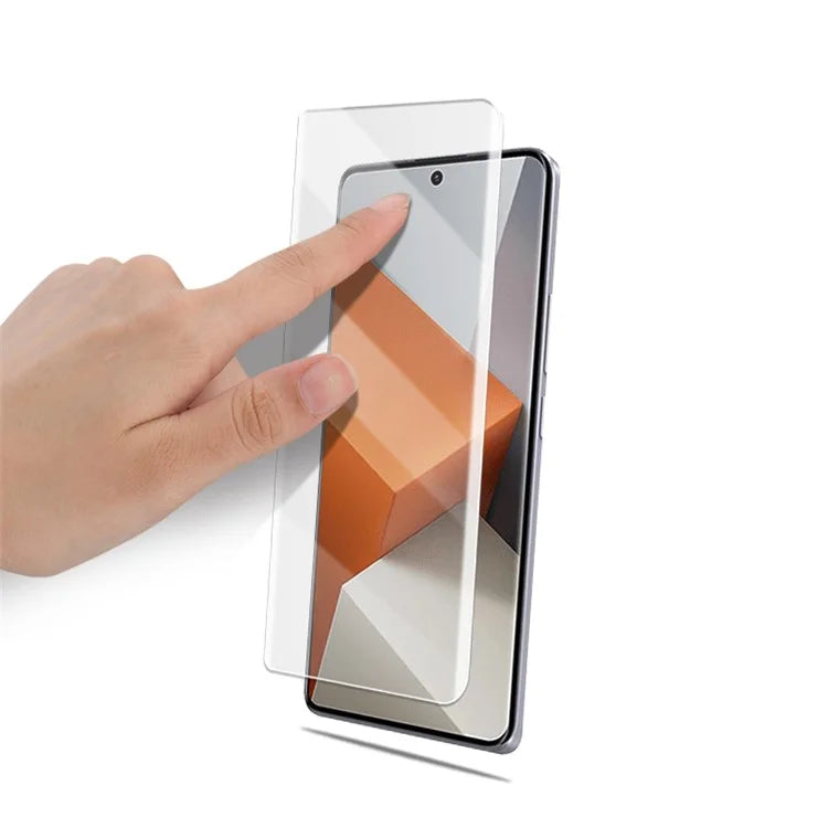 AMORUS For Xiaomi Redmi Note 13 Pro+ 5G Screen Protector Liquid UV Tempered Glass 3D Curved Film