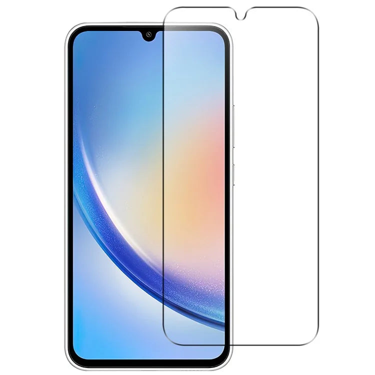 For Samsung Galaxy A35 5G HD Clear Tempered Glass Film Screen Protector with 2.5D Arc Edge