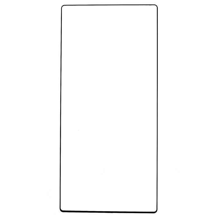For Samsung Galaxy S24 Ultra Silk Printing Black Edge High Aluminum-silicon Glass Film (Fingerprint Unlock)