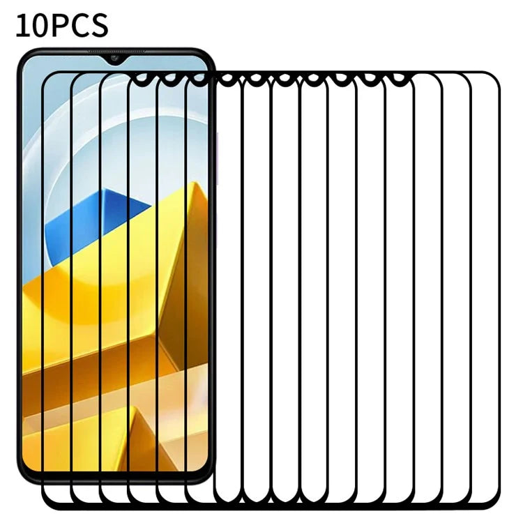 RURIHAI 10Pcs For Xiaomi Poco M6 5G Secondary Hardening Screen Protector HD Clear