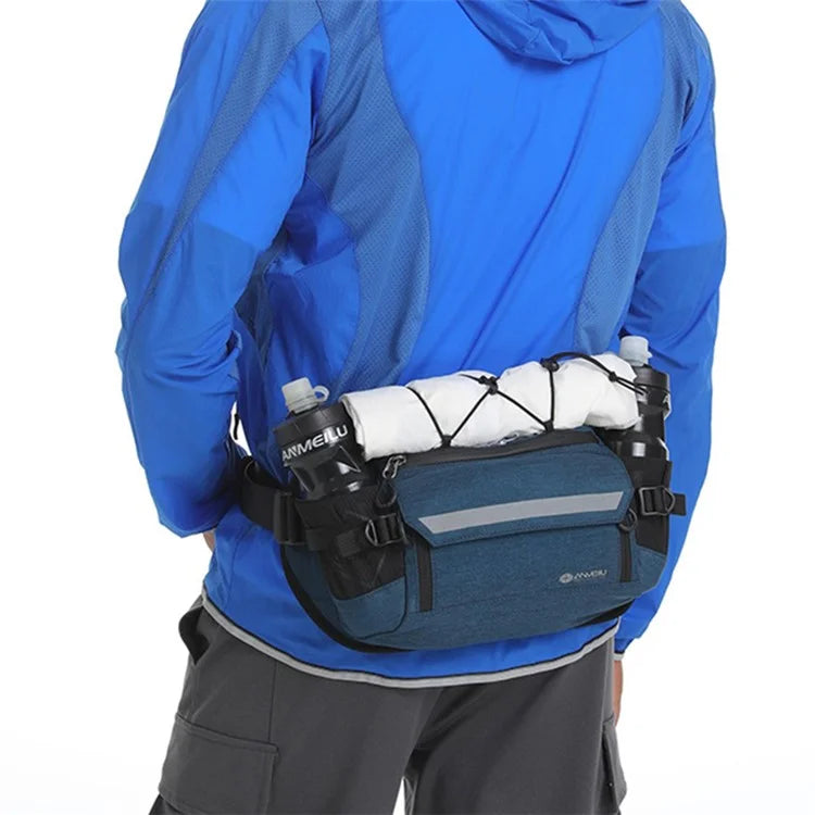 ANMEILU 8017 Ultra-light Cycling Waist Bag Nylon Running Sports Bag