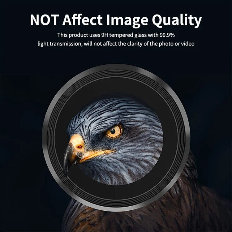 ENKAY HAT PRINCE For Samsung Galaxy A05s 4G Individual Lens Protectors Set Tempered Glass with Aluminum Edging