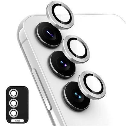 ENKAY HAT PRINCE For Samsung Galaxy A05s 4G Individual Lens Protectors Set Tempered Glass with Aluminum Edging