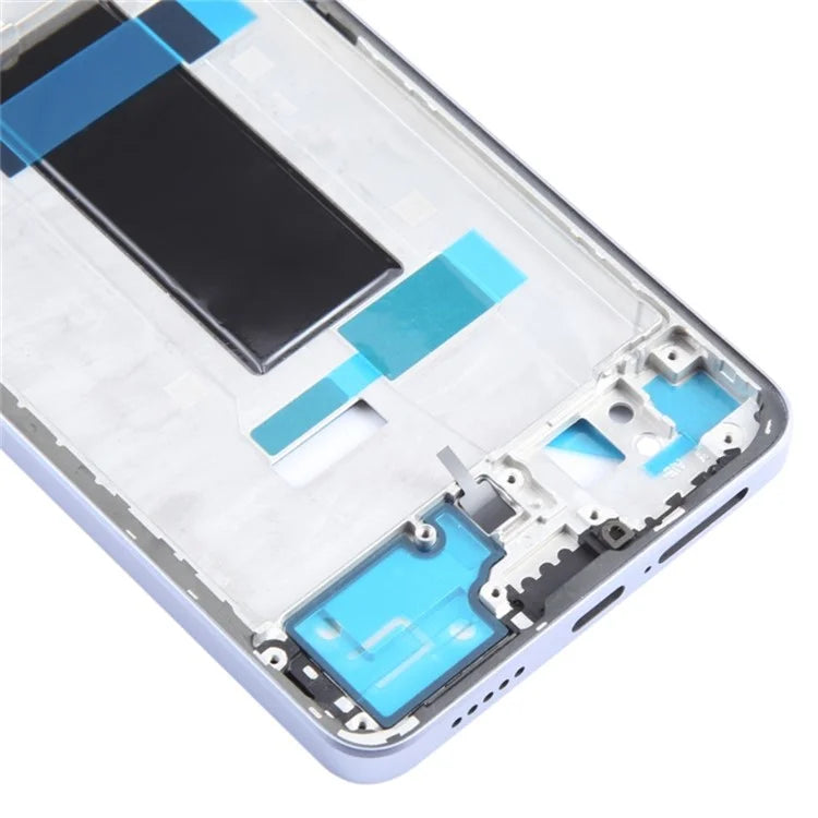 For Xiaomi Redmi Note 13 Pro 5G / Poco X6 5G Phone Middle Plate Frame Repair Part (A-Side) (without Logo)