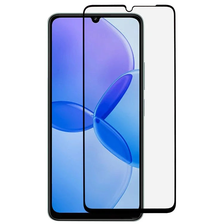 For Xiaomi Redmi 13R 5G Tempered Glass Screen Protector Silk Printing Anti-Shatter