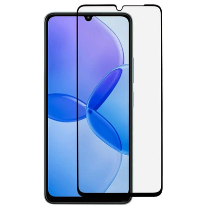 For Xiaomi Redmi 13R 5G Tempered Glass Screen Protector Silk Printing Anti-Shatter