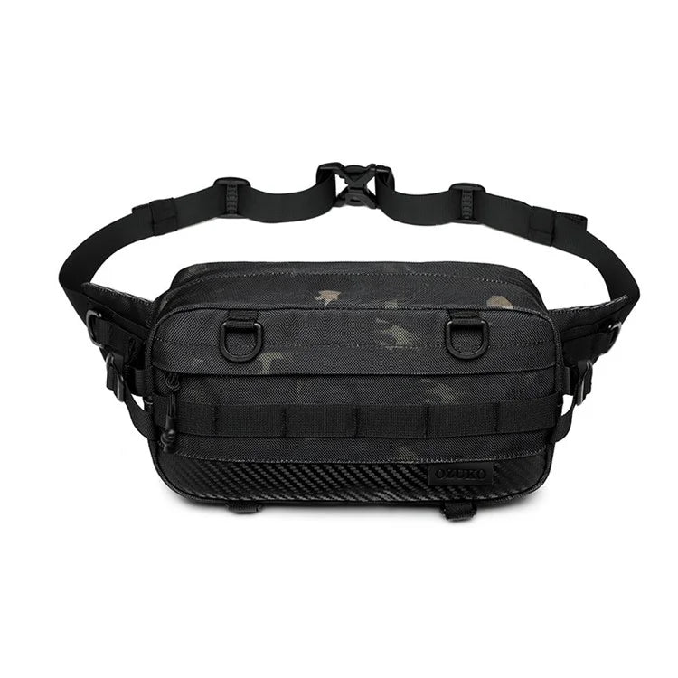 OZUKO 9676 Outdoor Tactical Men Crossbody Bag Oxford Cloth Chest Pack
