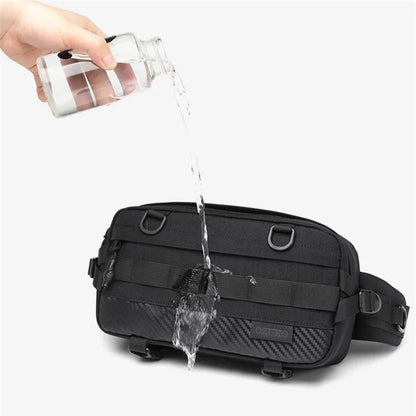 OZUKO 9676 Outdoor Tactical Men Crossbody Bag Oxford Cloth Chest Pack