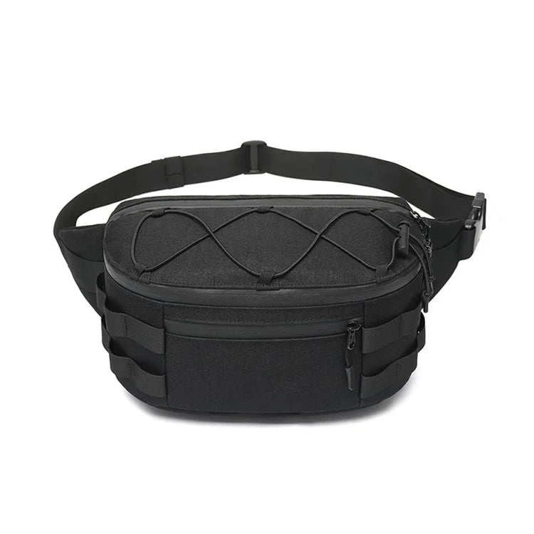 OZUKO 9340 Outdoor Molle Chest Bag Oxford Cloth Multi-function Men Waist Pack