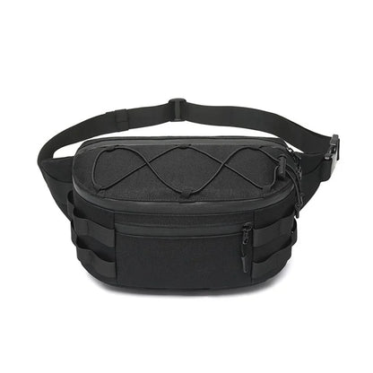 OZUKO 9340 Outdoor Molle Chest Bag Oxford Cloth Multi-function Men Waist Pack