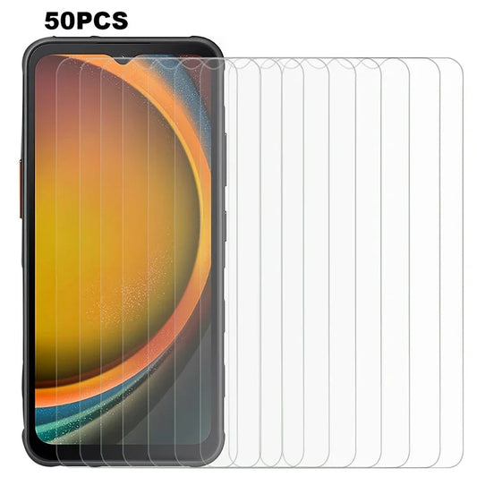 50PCS For Samsung Galaxy Xcover 7 Screen Protector High Definition Tempered Glass Film