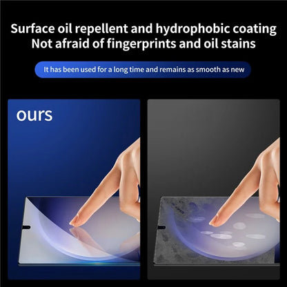 2Pcs Screen Protector for Samsung Galaxy S24+ Fingerprint Unlock Film with 2Pcs Camera Lens Protector HD Clear