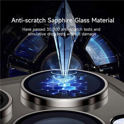 WIWU LG-003 For iPhone 15 / 15 Plus Lens Protector Anti-Scratch Camera Rear Lens Film