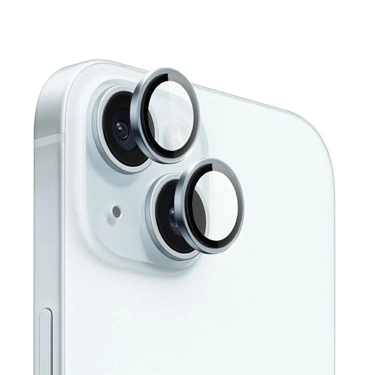 WIWU LG-003 For iPhone 15 / 15 Plus Lens Protector Anti-Scratch Camera Rear Lens Film